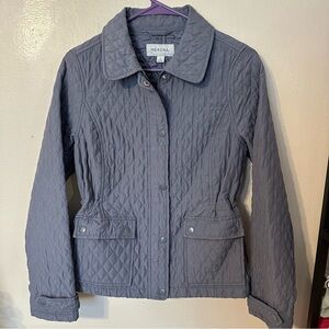 Merona Women's Quilted Utility Jacket in Gray